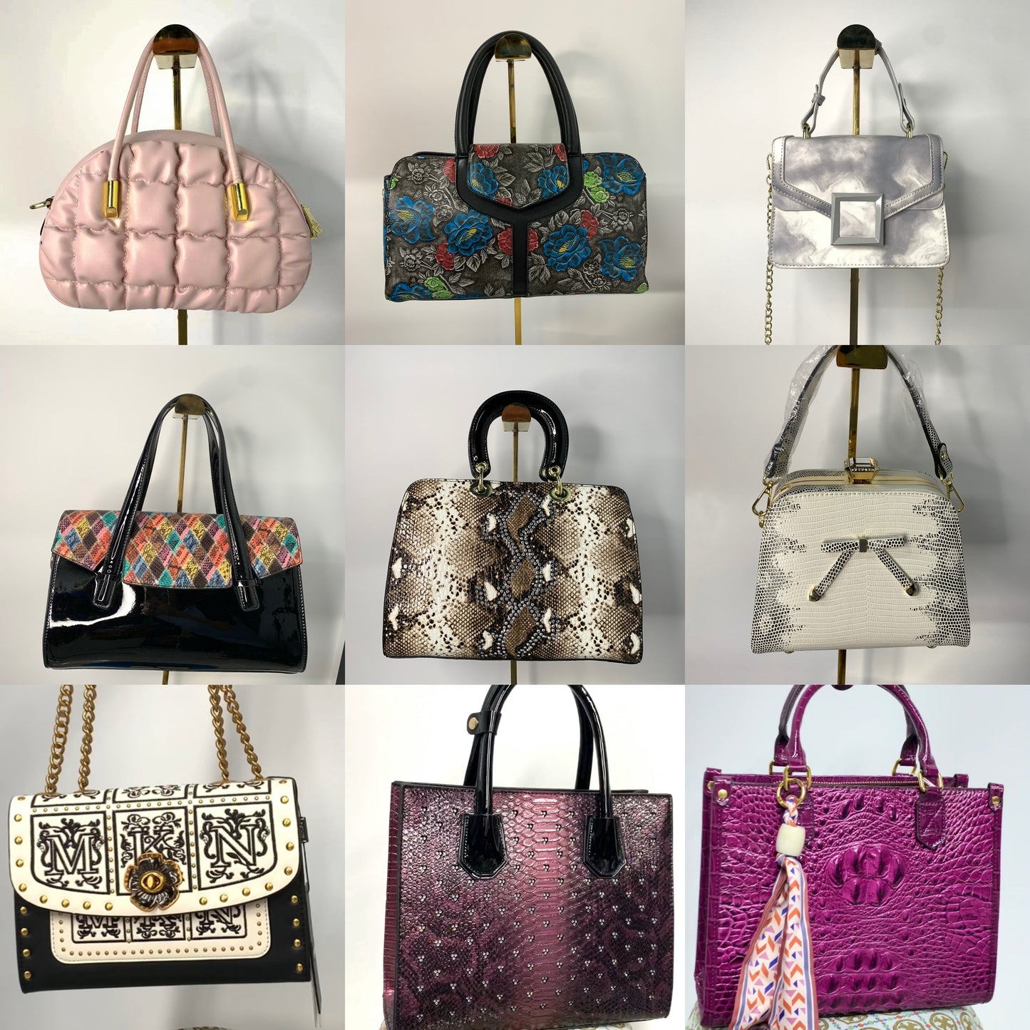 High-end luxury Leather Popular Handbags(Enter quantity to pay)