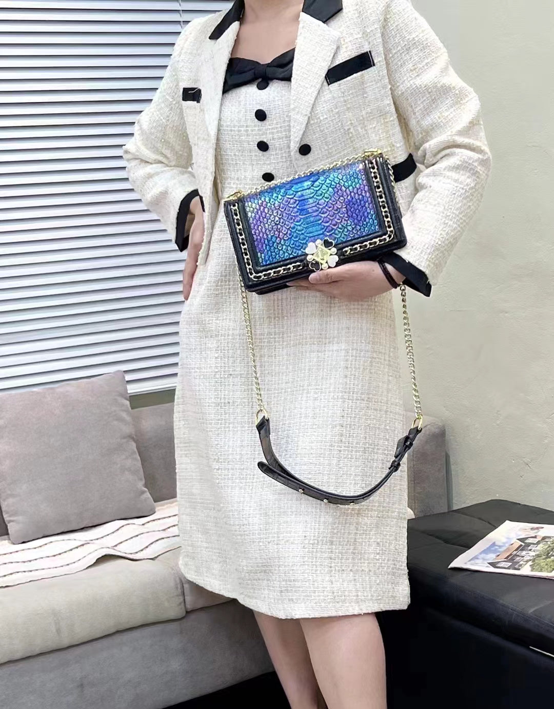 STYLISH COMMUTER TOTE MESSENGER BAG