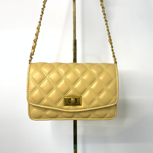 [YX]Checkered bag yellow-1