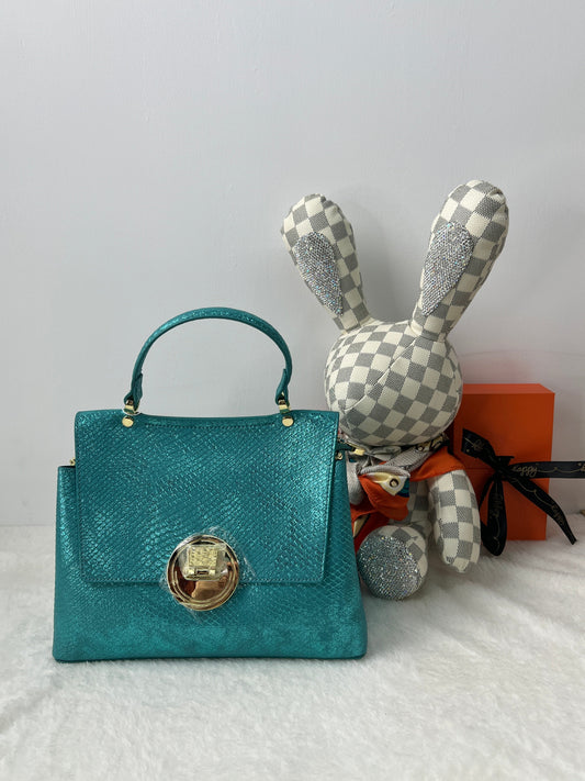 Blue shoulder bag