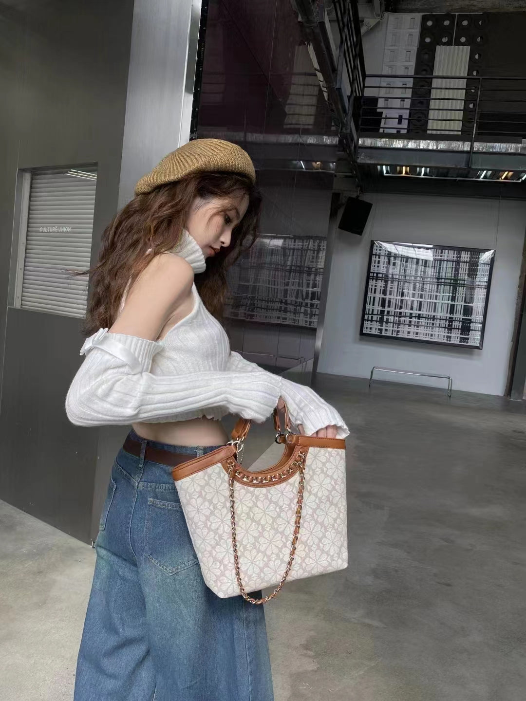 embroidered bagsize