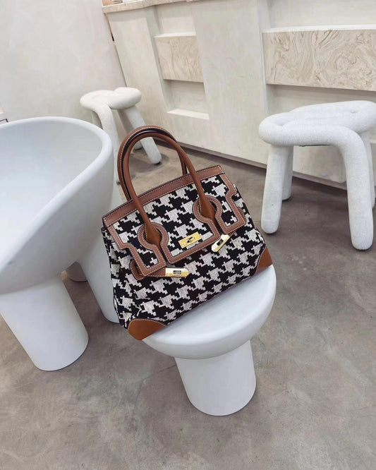 Checkered bag