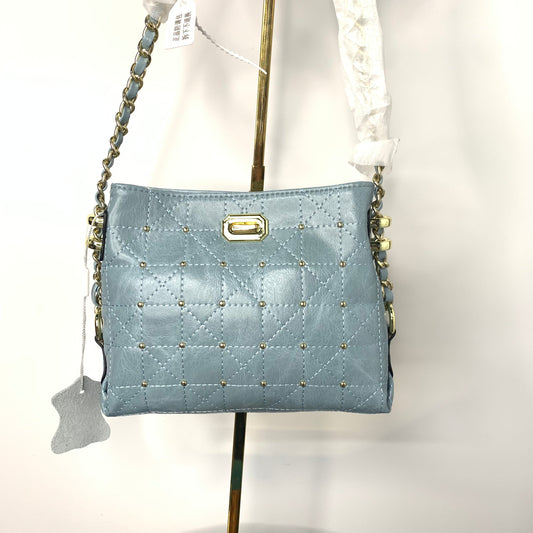 [YX] Gray gold chain bag-1